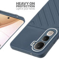 Silicone case for Vivo Y400 Pro 5G with raised edges for screen and camera protection in Grey