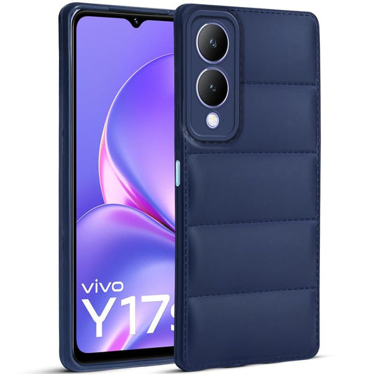 Soft Silicone 3D Puffer Pattern Case for Vivo Y17s