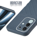 Silicone case for Vivo T4x 5G with raised edges for screen and camera protection in Grey