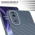 Slim Grey silicone back cover for Vivo T4R 5G with strong drop protection and soft feel