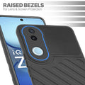 Slim Black silicone back cover for iQOO Z10R 5G with strong drop protection and soft feel