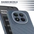 Slim Grey silicone back cover for Redmi Note 15 Pro 5G with strong drop protection and soft feel