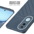 Silicone case for iQOO Z10R 5G with raised edges for screen and camera protection in Grey