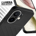 Vivo X200 FE 5G Black silicone case with raised camera ring for extra lens protection and stylish look