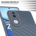 Slim Grey silicone back cover for iQOO Z10R 5G with strong drop protection and soft feel