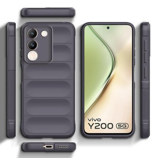 Liquid Silicone Comfort Grip Soft Touch Matte TPU Case for Vivo Y200 5G