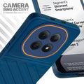 Redmi Note 15 5G blue silicone case with raised camera ring for extra lens protection and stylish look