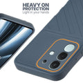 Silicone case for Vivo T4x 5G with raised edges for screen and camera protection in Grey