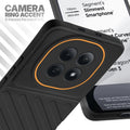 Redmi Note 15 5G Black silicone case with raised camera ring for extra lens protection and stylish look