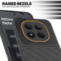 Slim Black silicone back cover for Redmi Note 15 Pro 5G with strong drop protection and soft feel