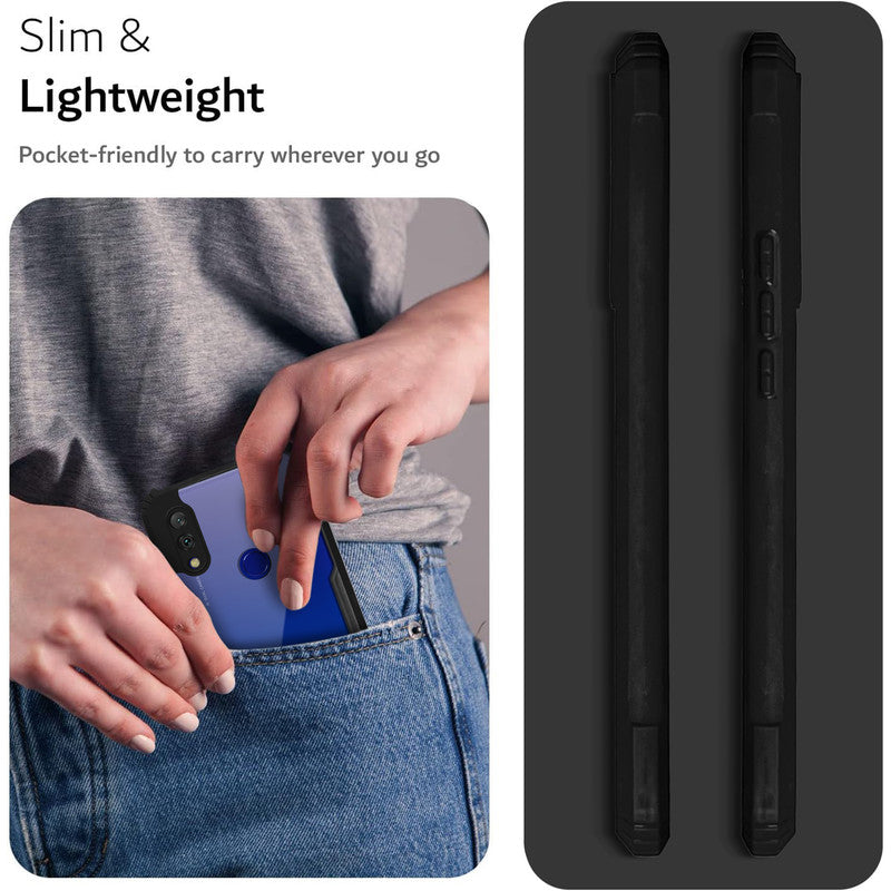 Premium Acrylic Transparent Back Cover for Redmi 7