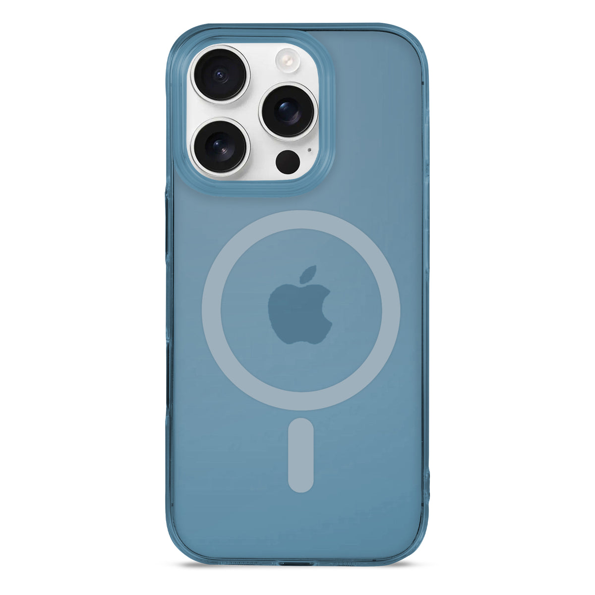 Colored Transparent Anti-Yellowing Wireless Charging Support Case For Apple iPhone 15 Pro Max