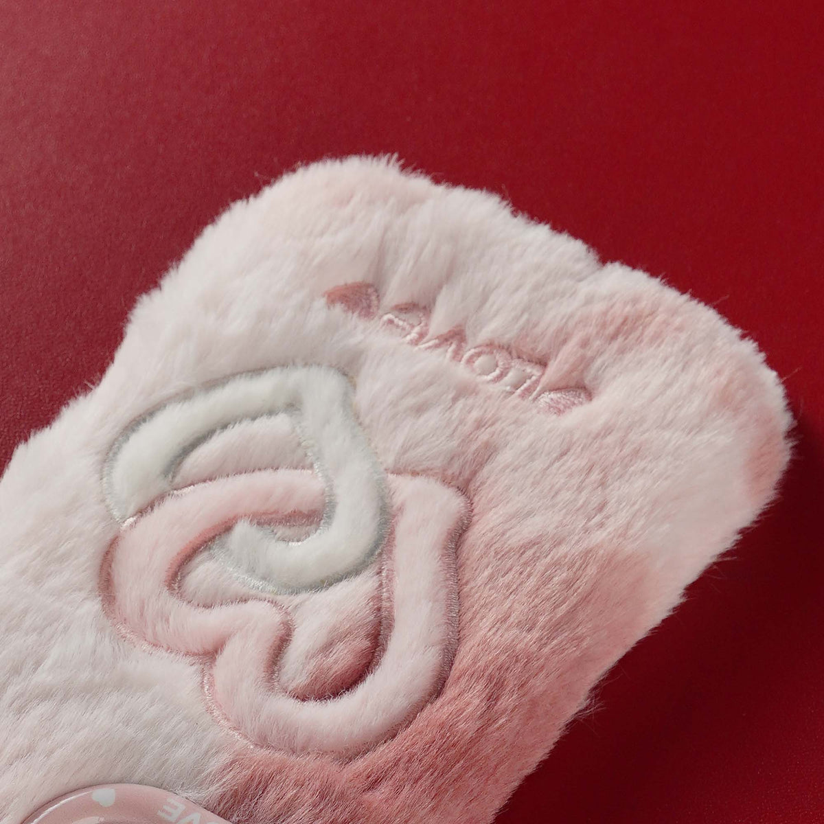 Fluffy Heart Back Cover for Apple iPhone 15 Pro Max