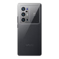 Back view of Vivo X70 Pro Plus 5G showing camera module and clean rear design with protective case