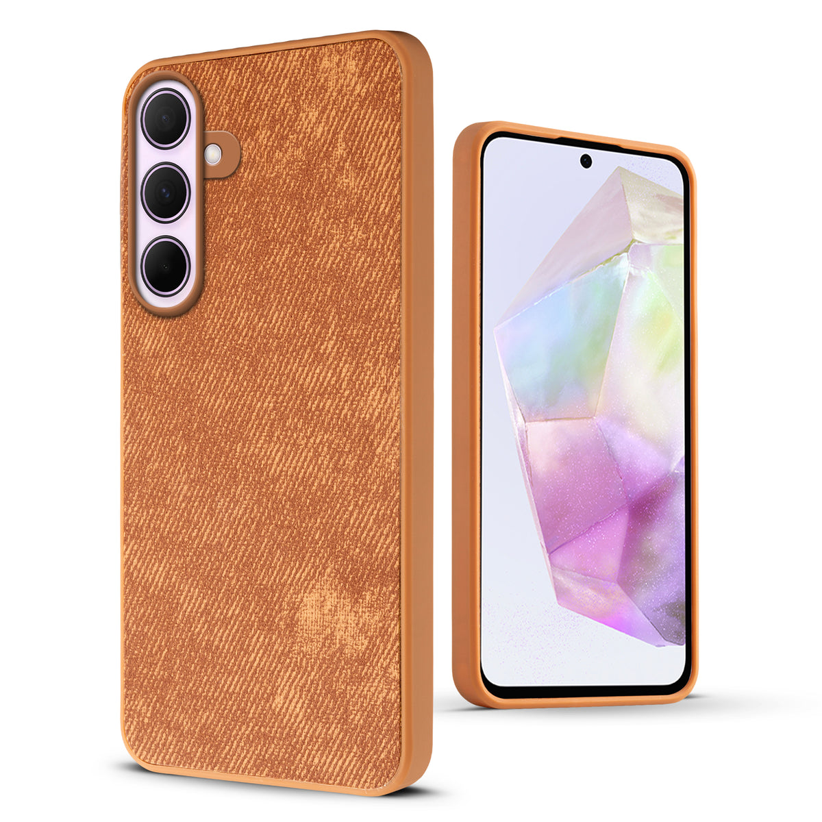Denim Jeans Cloth Back Cover Case for Samsung A35 5G