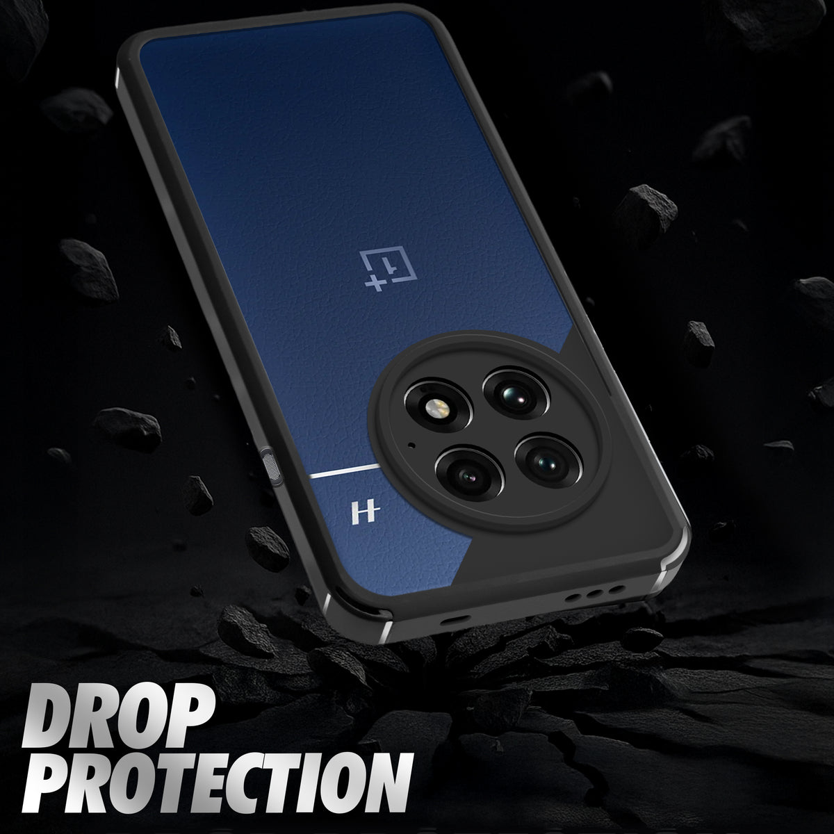 Silicone Border Transparent Back Cover for OnePlus 13 5G