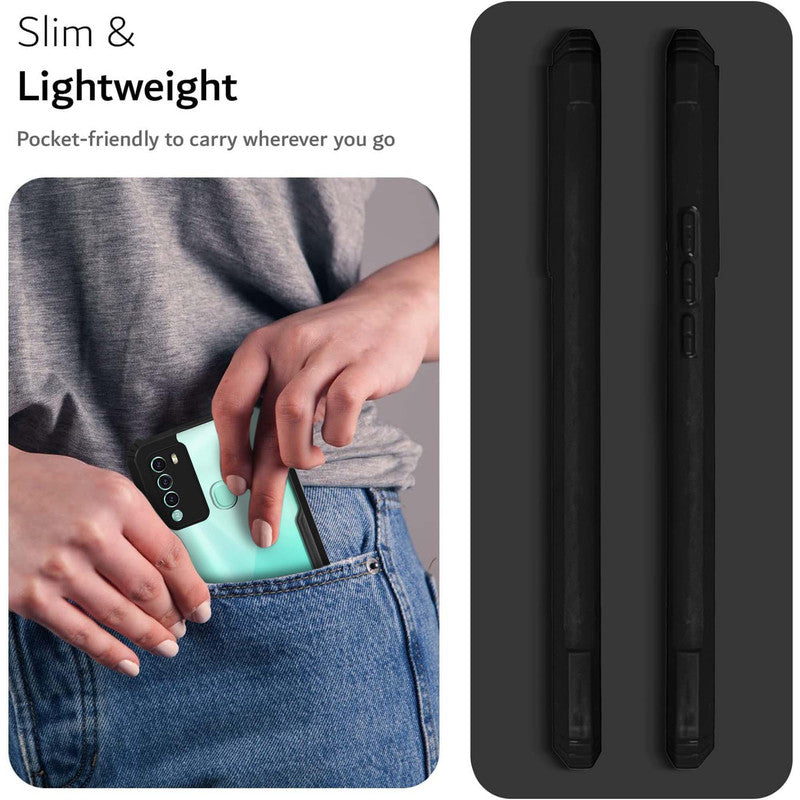 Premium Acrylic Transparent Back Cover for Itel Vision 2