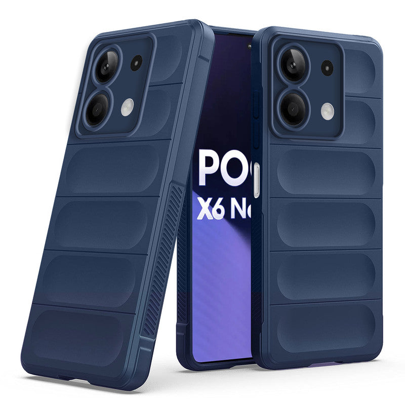 Liquid Silicone Comfort Grip Soft Touch Matte TPU Case for Poco X6 Neo 5G