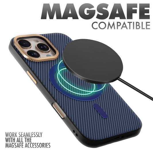 MagSafe Ready Checks Printed Back Case For Apple iPhone 16 Pro with Enhanced Grip