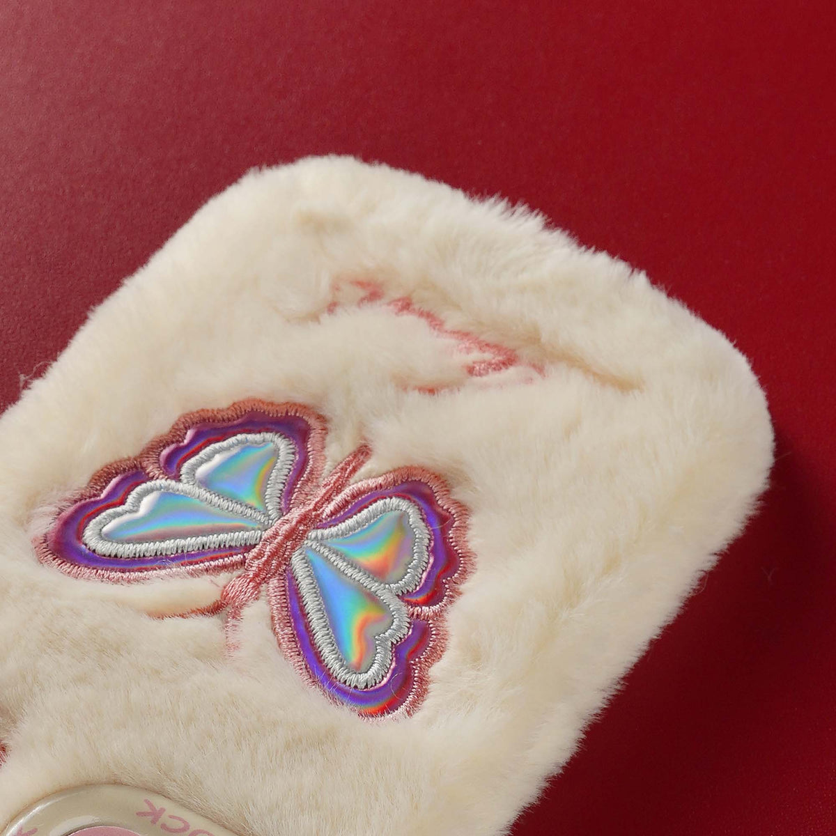 Fluffy Butterfly Back Cover for Apple iPhone 15 Pro Max