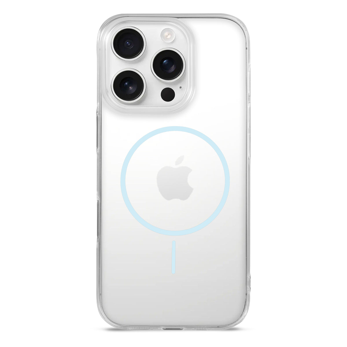Crystal Clear Anti-Yellowing Wireless Charging Support Case For Apple iPhone 15 Pro Max