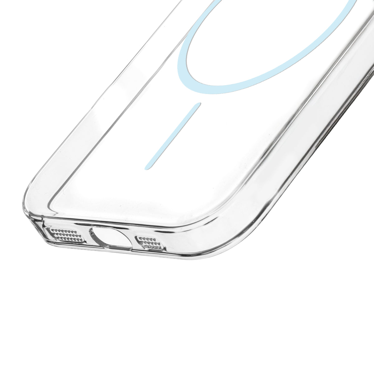 Crystal Clear Anti-Yellowing Wireless Charging Support Case For Apple iPhone 15 Pro Max