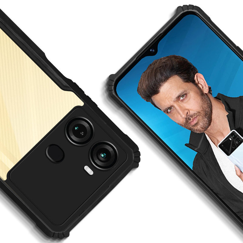 Premium Acrylic Transparent Back Cover for Itel P40