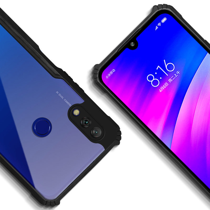 Premium Acrylic Transparent Back Cover for Redmi 7