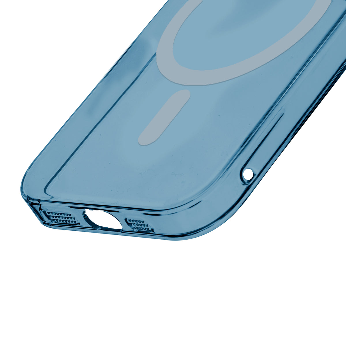 Colored Transparent Anti-Yellowing Wireless Charging Support Case For Apple iPhone 15 Pro Max