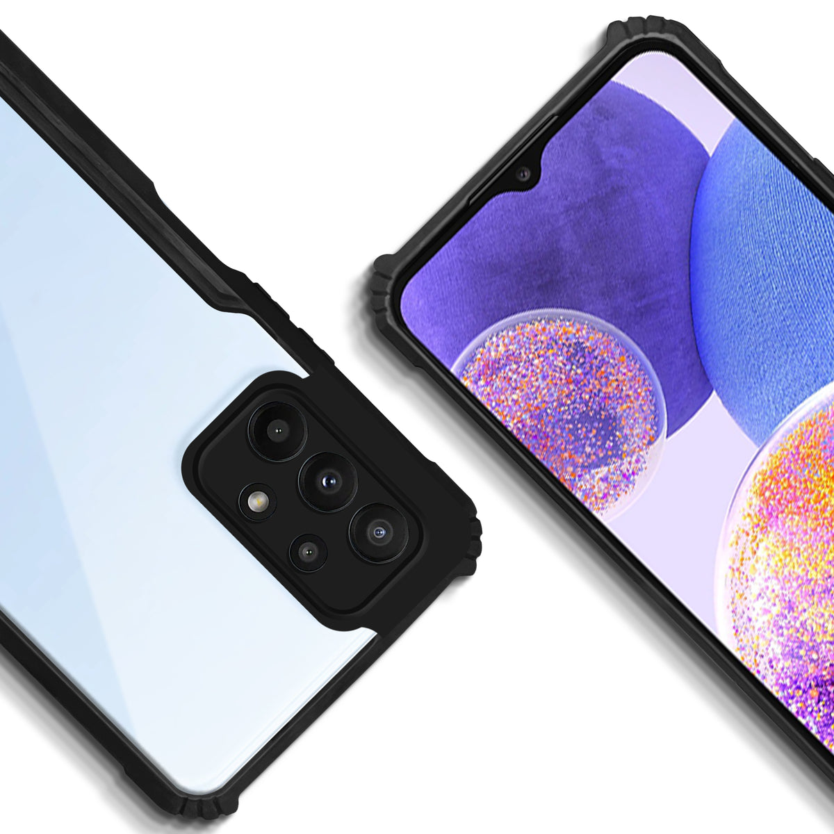 Premium Acrylic Transparent Back Cover for Samsung A23 4G & Samsung A23 5G
