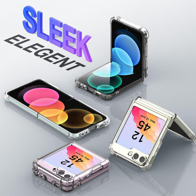 High Quality Wireless Charging Support Transparent Back Case for Samsung Flip 6