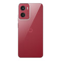 Back view of Motorola Moto G05 showing camera module and clean rear design with protective case
