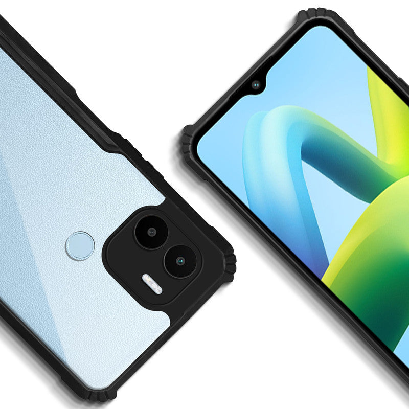 Premium Acrylic Transparent Back Cover for Redmi A1 Plus