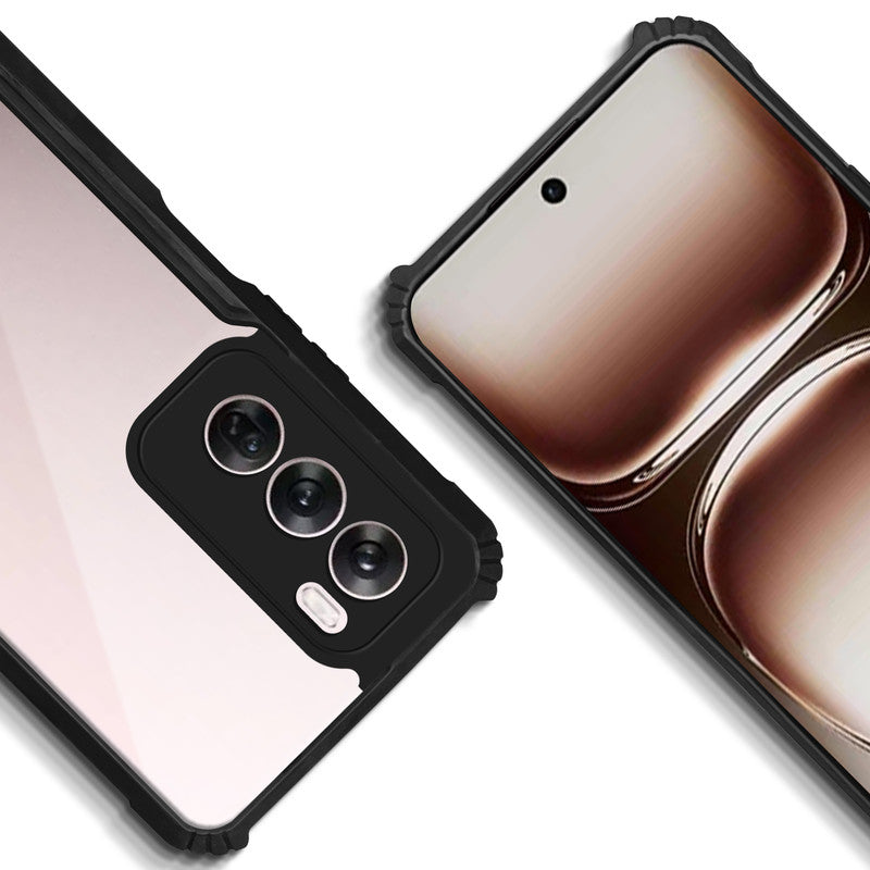 Premium Acrylic Transparent Back Cover for Oppo Reno 12 Pro 5G