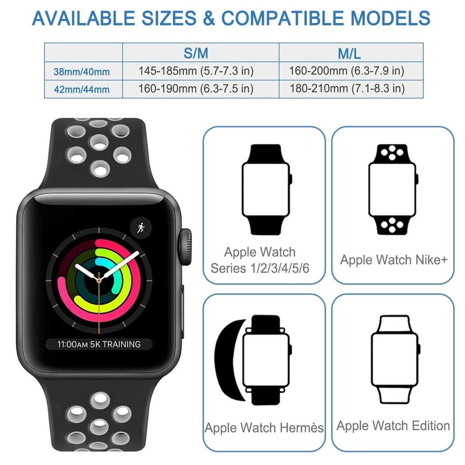Silicone Apple Watch strap in Brown Cream, size 38mm, showing Strap closure and side angle view