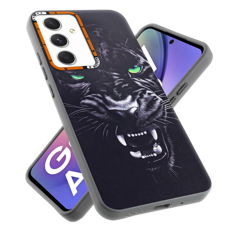 Dark Elegant Wild Creatures Printed Back Cases For Samsung A54 5G