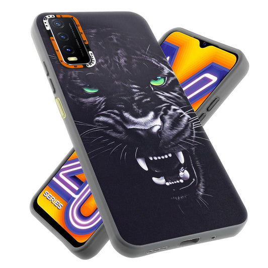 Dark Elegant Wild Creatures Printed Back Cases For Vivo Y20