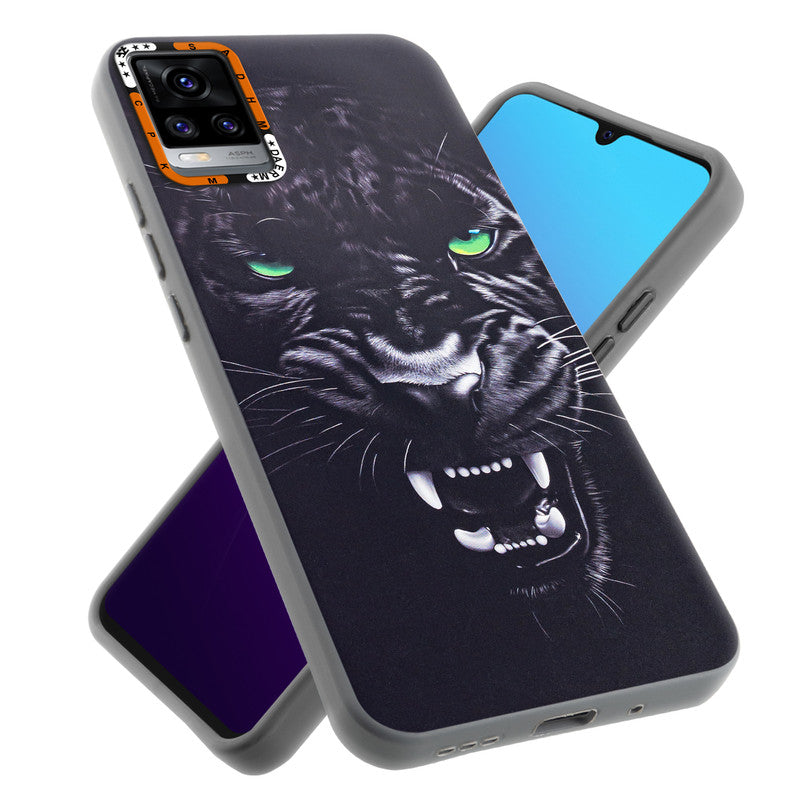 Dark Elegant Wild Creatures Printed Back Cases For Vivo V20