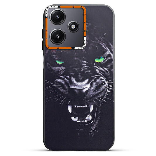 Dark Elegant Wild Creatures Printed Back Cases For Redmi 12 5G