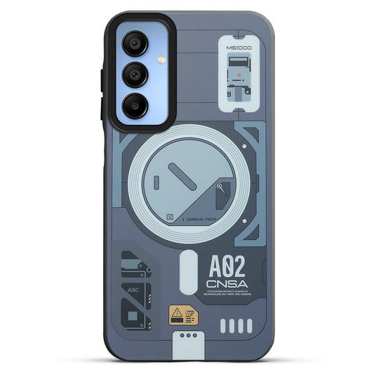 Mechanical Circuit Sector Print Hard Back Cover For Samsung F15 5G