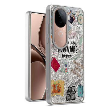 Shining Glossy Gradient Glitter Phone Back Cover Case for Vivo V40e 5G