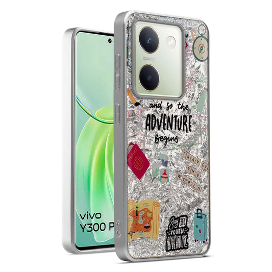 Shining Glossy Gradient Glitter Phone Back Cover Case for Vivo Y300 Plus 5G