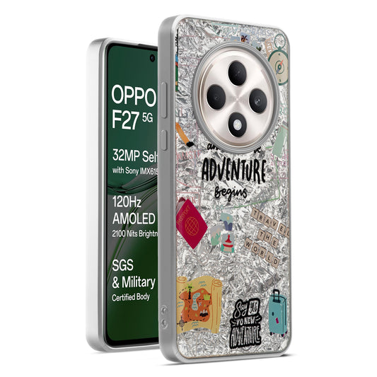 Shiny Foil Back Case for Oppo F27 5G