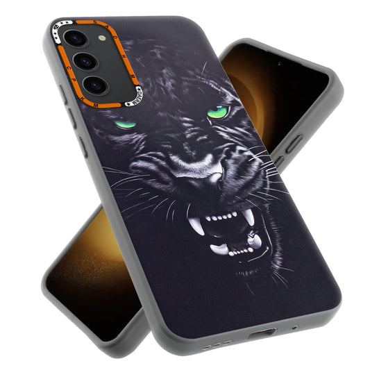 Dark Aesthetic Wild Animal Printed Back Cases For Samsung S23 5G