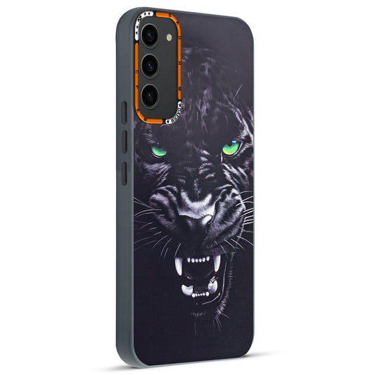 Dark Aesthetic Wild Animal Printed Back Cases For Samsung S23 5G
