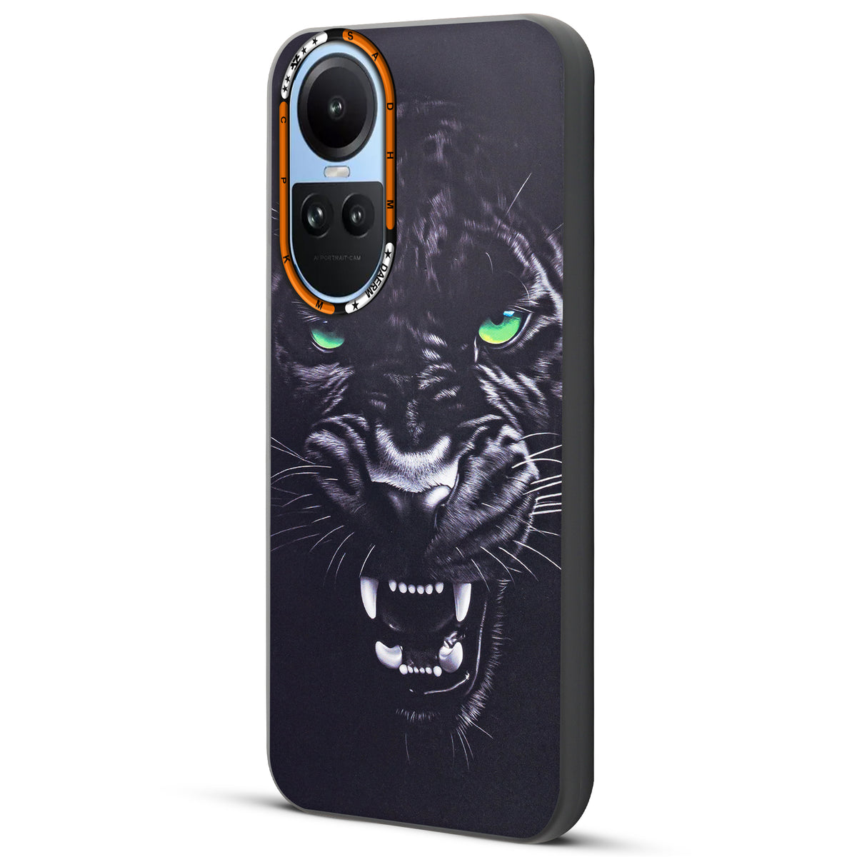 Dark Aesthetic Wild Animal Printed Back Cases For Oppo Reno 10 5G