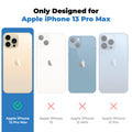 Compatibility comparison image showing iPhone 13 Pro Max supported, while other iPhone models are not compatible.