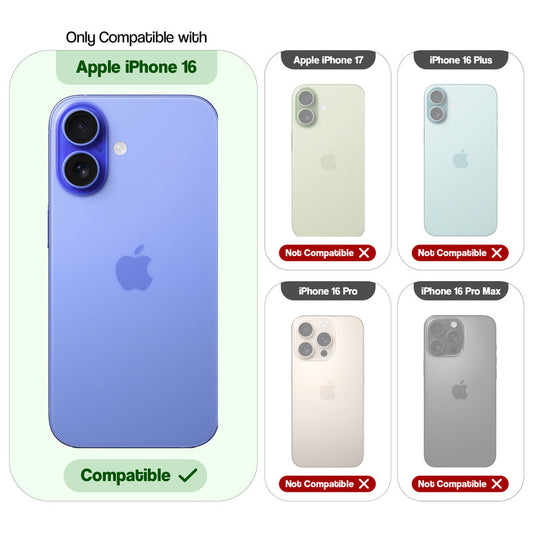 Transparent Magnetic Bumper Case for Apple iPhone 16 Cushion Protection & Metal Finish Buttons