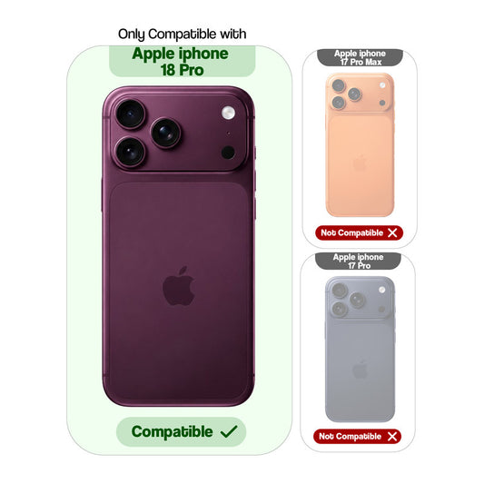 MagSafe Compatible Clear Soft TPU Case for Apple iPhone 18 Pro – Shockproof & Scratch-Resistant Cover