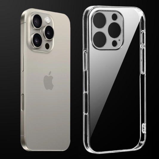 Crystal Clear Hard Back Anti-Yellowing With Camera Protection Phone Case For Apple iPhone 16 Pro